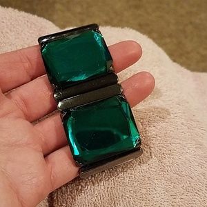 Emerald green bracelet